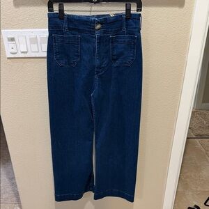 Maeve Dark Blue Ankle Jeans